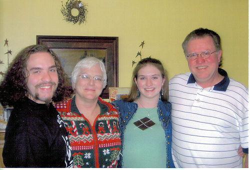 Warren. Janeanne, Mollye and David - December, 2005